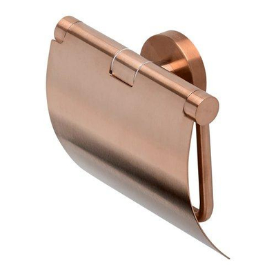 Porte-rouleau de toilette Geesa Nemox - avec couvercle - bronze brossé