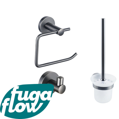 FugaFlow Eccelente Acces toiletset 3-delig Gunmetal PVD