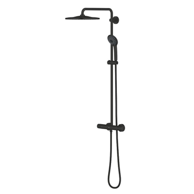 Grohe Vitalio Joy Shower System Douchesysteem - met thermostaatkraan - matte black (mat zwart)