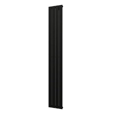 Plieger Cavallino Retto radiateur design vertical simple raccordement central 2000x298mm 666W noir mat