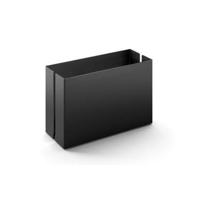 Zack Potes petit bac pour accessoires 15cm acier inoxydable Noir