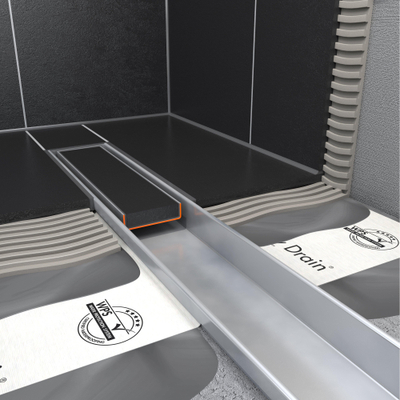 Easy Drain Compact caniveau de douche carrelable FF ws 50mm 90cm simple