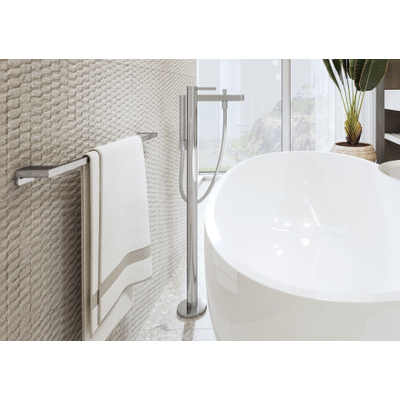 Hansgrohe Finoris Badkraan - vrijstaand - met douchegarnituur - hoogglans chroom