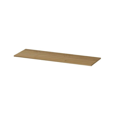 INK Topdeck Wastafelblad - 140x45x2cm - tbv onderkast - MDF - Fineer Natur