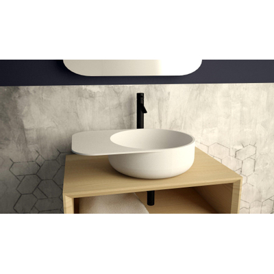 Ideavit Solidcap 6.0 Vasque à poser Ovale 50x38x15,5cm Solid surface Blanc mat