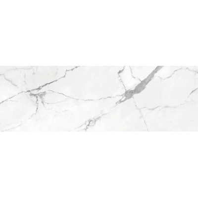 ÉCHANTILLON Terravito Alpuro carreau mural - 40x120cm - 10mm - Rectangulaire - rectifié - Aspect marbre - Blanc/noir brillant