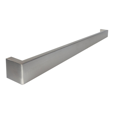 BRAUER Poignée de meuble en applique - 48cm - modèle E - matériau acier inoxydable - aluminium