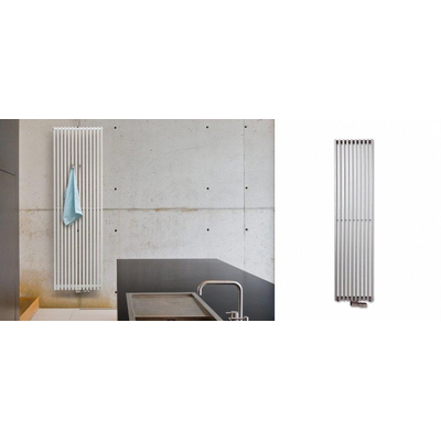 Vasco Zana ZV 2 Radiateur design 200x12.8x30.4cm 1515W raccord 0066 blanc (RAL 9016)