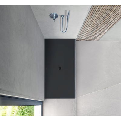 Duravit Sustano Douchebak - 180x80x3cm - Rechthoek - DuraSolid Antraciet mat