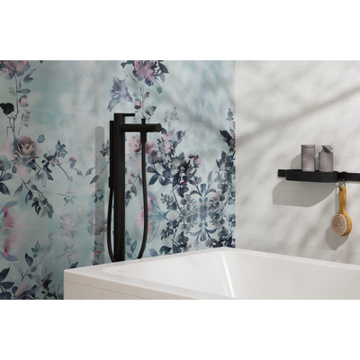 Hansgrohe Zesis mitigeur bain-douche - sur pied - monocommande - avec douchette - noir mat