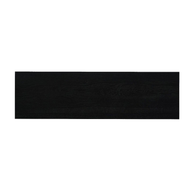 Arcqua living meuble 140x46x30cm 2 tiroirs sans poignée panneau de particules mélaminé chêne noir