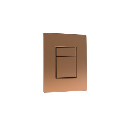 FugaFlow Eccelente Press Metal Thin Panneau de commande - pour Grohe Skate - 2 boutons - cuivre brossé