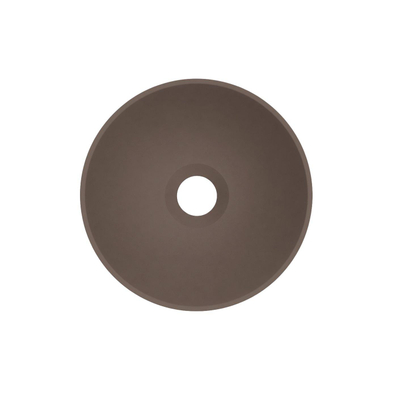 Arcqua Olivia Waskom - 22x22cm - rond - opbouw - mat mokka