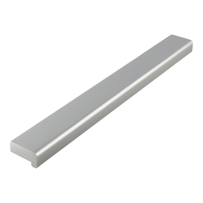 BRAUER Meubelgreep opbouw - 12.8cm - model A - RVS materiaal - aluminium