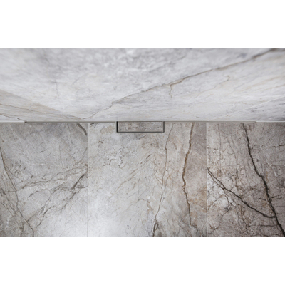 Easy drain M-line caniveau de douche 90 cm ensemble complet siphon 30 mm inox