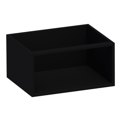 BRAUER Flourish armoire latérale - 59x30x45.5cm - avec 1 compartiment de rangement noir mat