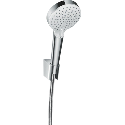 Hansgrohe Crometta vario porter doucheset met slang 160cm wit chroom