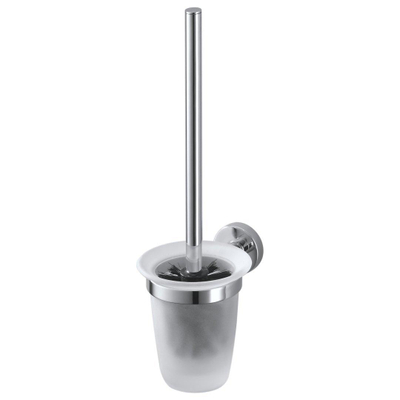 Haceka Kosmos Toiletborstelhouder - open - wandmodel - chroom