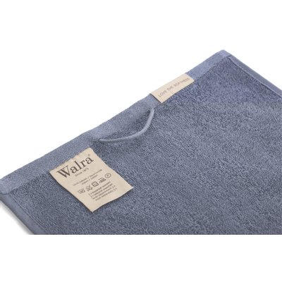 Walra Soft Cotton Serviette essuie-main 2 pièces 50x30cm Indigo