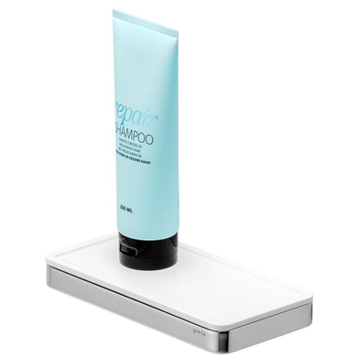 Geesa Frame Tablette universelle 21cm Blanc / Chrome