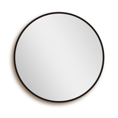 Saniclass Retro Line 2.0 spiegel rond 60cm frame mat zwart