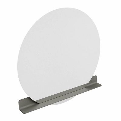 Mondiaz SPOT Miroir de salle de bain - rond 120cm - plan de miroir - couleur Smoke