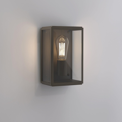 Astro Homefield 160 Applique murale 25x16x11cm IP44 douille E27 bronze