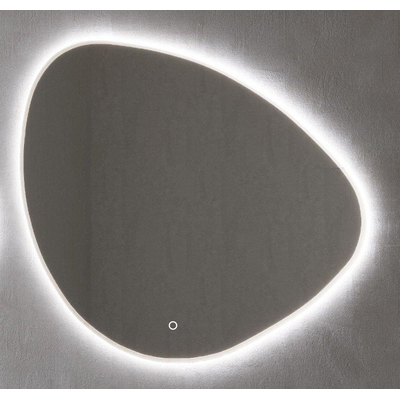 HR Badmeubelen Organic 2.0 Miroir - 85x73cm - droite - dimmable - LED - chauffage miroir