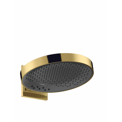 Hansgrohe RainFinity Hoofddouche wand rond - 36cm - goud