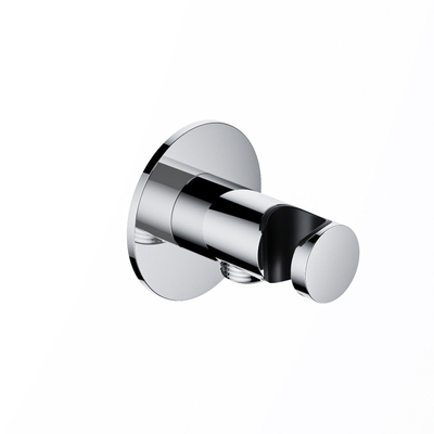 Hotbath Ace Wandsteun - met uitlaat - voor handdouche - hoogglans chroom