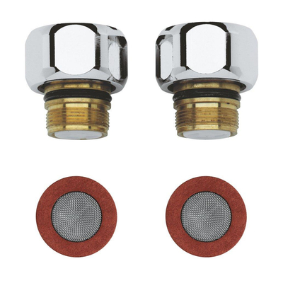 Grohe Terugslagklep - set van 2 stuks - chroom