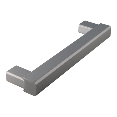 BRAUER Meubelgreep opbouw - 12.8cm - model G - RVS materiaal - aluminium