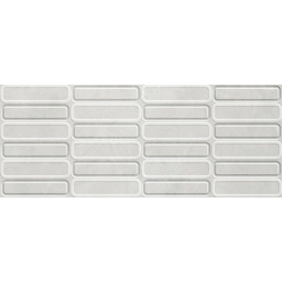 ÉCHANTILLON Terravito Evarno carreau mural - 30x75cm - rectifié - Pearl mat (gris)