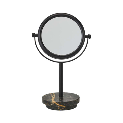Aquanova Porto miroir grossissant – rond Ø 15 cm – double face, grossissement 3x – Noir