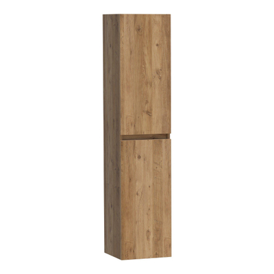 BRAUER Joy Armoire de salle de bains - 160x35x35cm - 2 portes - sans poignées - ouverture à gauche ou à droite - Chateau