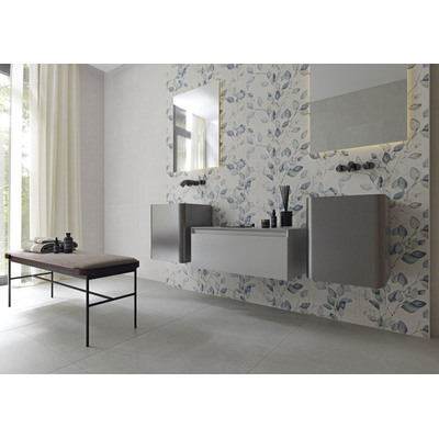 Terravito Evarno carreau mural et de sol - 75x75cm - rectifié - blanc mat (blanc)