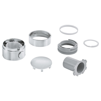 GROHE Poignée de réglage de température pour mitigeur thermostatique encastré Chromé