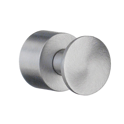 Smedbo House Handdoekhaak - 2x2cm - 2 stuks - geborsteld chroom