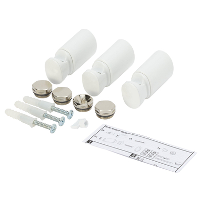 Haceka Monte supports de fixation - pour radiateur - blanc mat