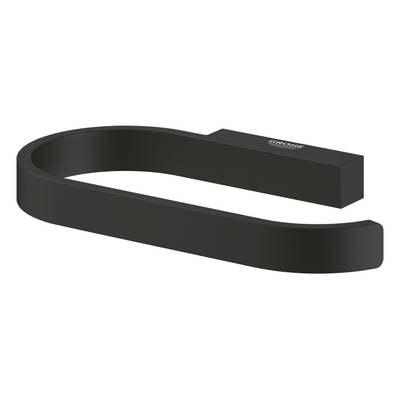 GroheSelectionclosetrolhouder z. klep phantom black