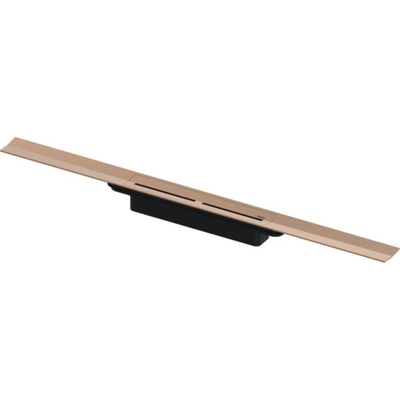 Tece DrainProfile Profil de douche 1200mm raccourcissable brushed red gold