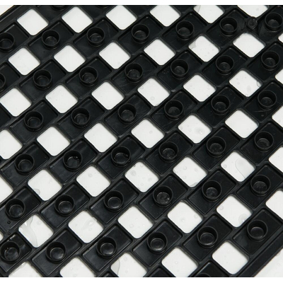 Sealskin Doby Tapis de sécurité 50x50 cm Caoutchouc Noir