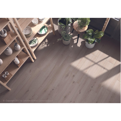 Atlas Concorde Breath carreau mural et de sol - 22.2x89.5cm - 8mm - rectifié - Aspect bois - Gris