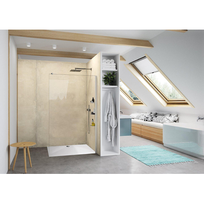 Huppe Manufaktur EasyStep Receveur de douche carré 90x90xcm Blanc