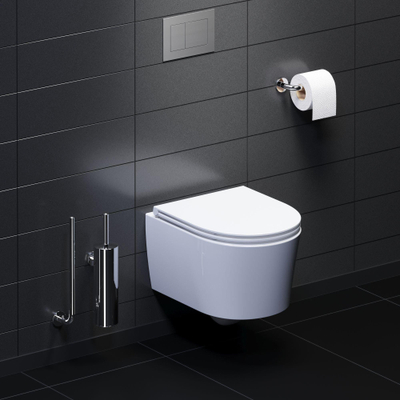 Clou InBe porte-rouleaux de réserve 4,8x35,1cm pour 3 pièces chrome