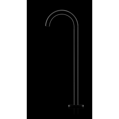 Axor Uno 3 Bec déversoir pour robinet encastrable sur pied courbé chrome