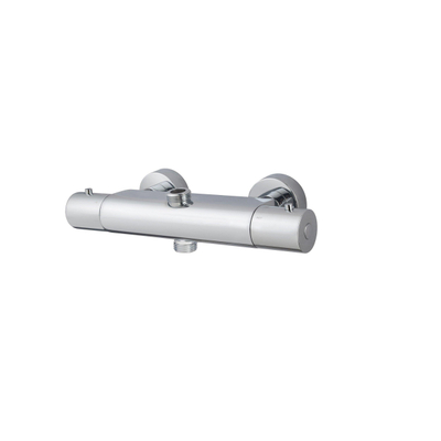 Wiesbaden Caral Mitigeur thermostatique pour ensemble de douche de tête thermostatique en applique chrome