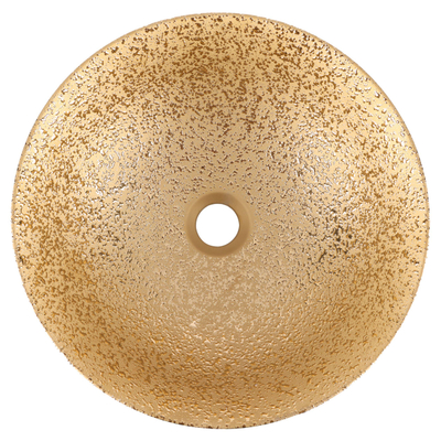 Differnz BRIGHT Vasque à poser - 36x14cm - émaillé - or