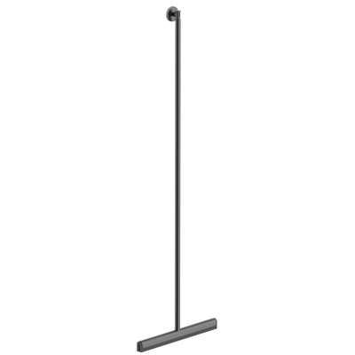 Wiesbaden Alonzo Vloerwisser - 42x115cm - met ophanghaak - PVD - gunmetal (antraciet)