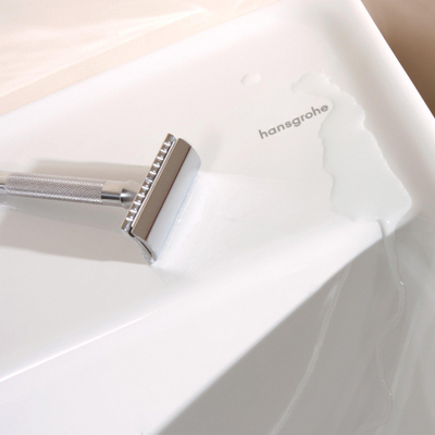 Hansgrohe Xilesa E meubelset 1la 480x380 met Xanuia wastafel 500 Cashmere Oak
